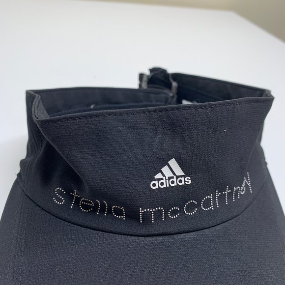 Adidas x Stella McCartney Unisex Black Visor Hat - Picture 6 of 6